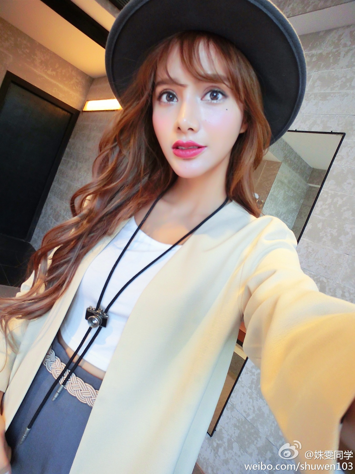 福师大中俄混血校花姝雯同学走红私照美到窒息 1